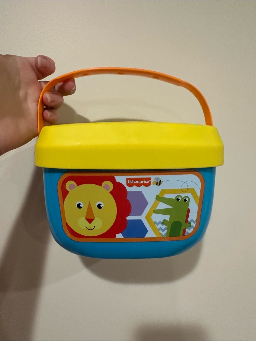 Fisher-Price shape sorter toy Ms. Rachel